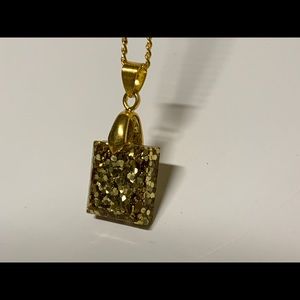 Custom resin charm necklace